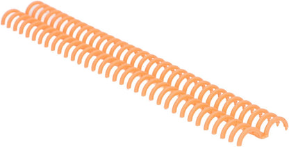 10 Pcs 15mm/0.59 in Binding Coils 32 Loop Spine for Books, Plastic Binding Rings for Manual Binding Machine, Wire Coils for Report Covers, Documents, Presentations, DIY Projects(Black)
