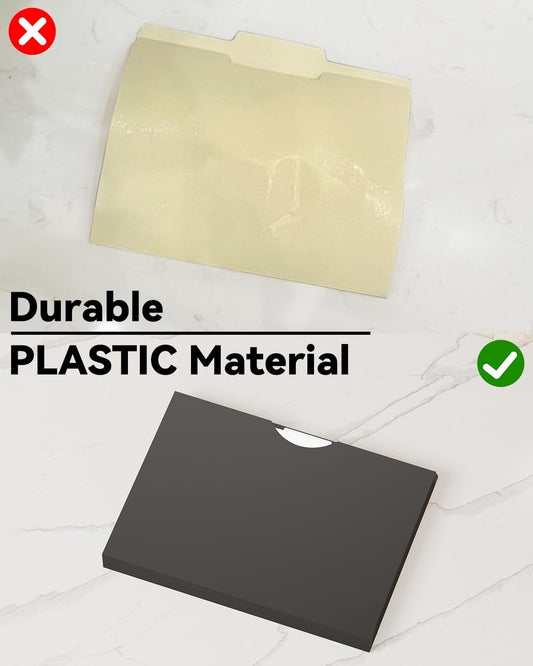 2 Inch Plastic Manila File Jacket & File Pockets,Heavy Duty 2 Inch Expanding Manila Pocket File Folders Letter Size,Reinforced Project File Jackets,Job Folders File Jackets-Assorted Color