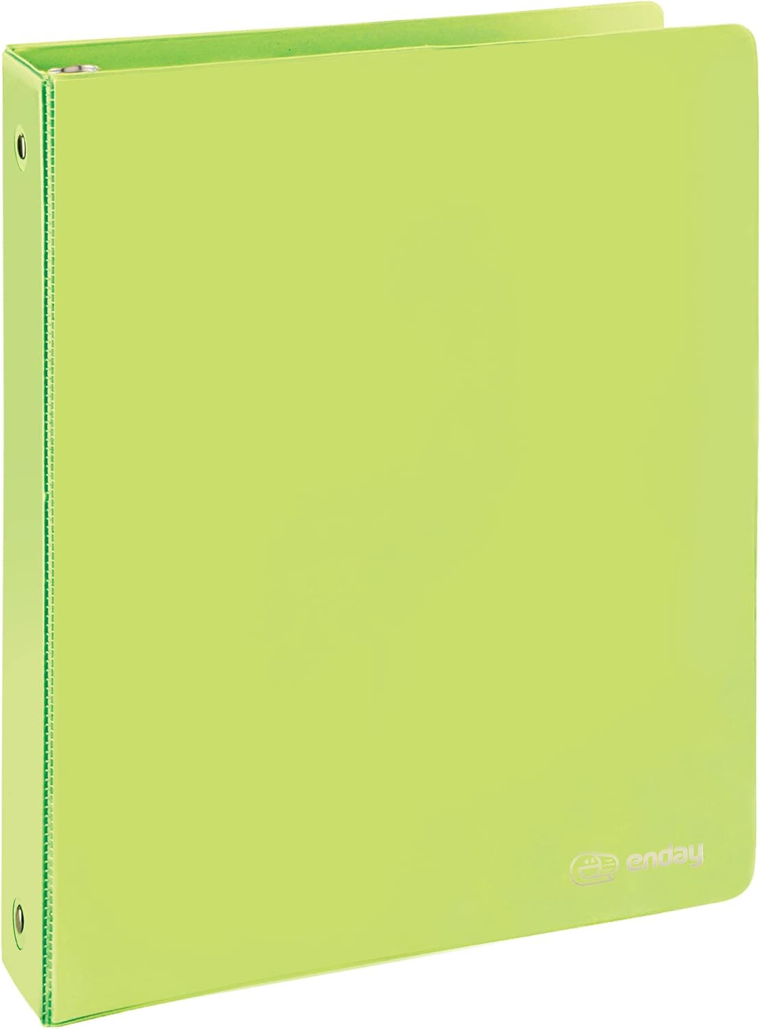 3 Inch Binder 3 Ring Binders Green, Slant D-Ring 3” Clear View Cover with 2 Inside Pockets, Heavy Duty Colored School Supplies Office and Home Binders – By Enday