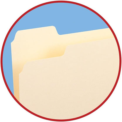 Smead File Folder, 1/3-Cut Tab, Assorted Positions, Legal Size, Manila, 100 per Box (15330)
