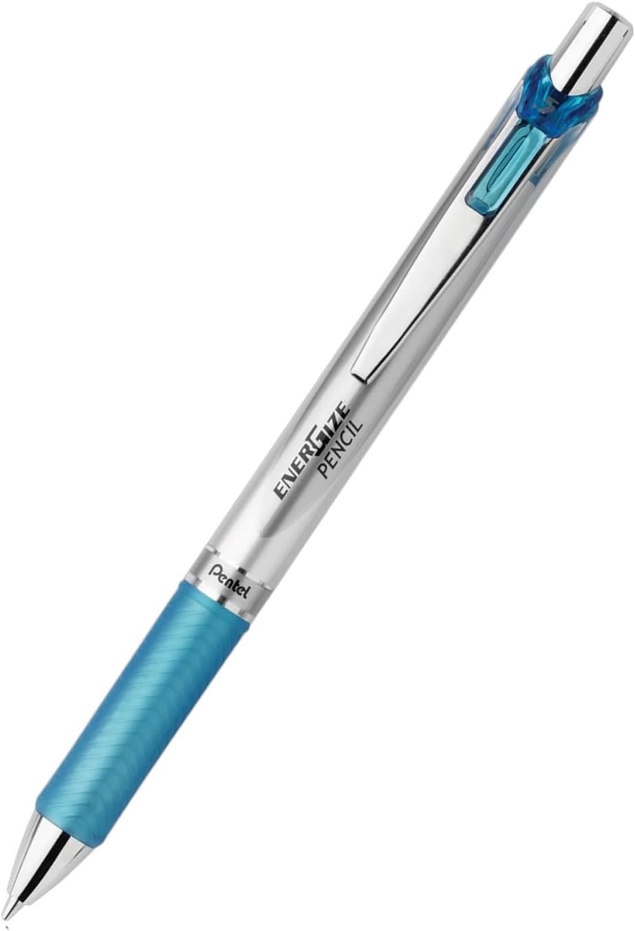 Pentel EnerGize Automatic Pencil with Lead and Erasers, 0.7mm, Assorted, 2 Pack (PL77LEBP2)