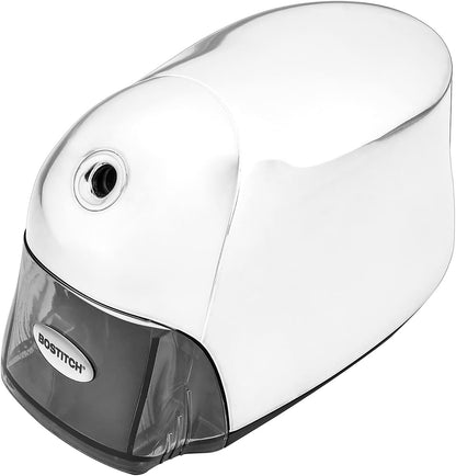 Bostitch Office QuietSharp Executive Heavy Duty Electric Pencil Sharpener for 65% Faster Sharpening and 6X Longer Cutter Life - Colored Pencil Compatible, Black