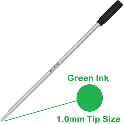 Pen Savings Ballpoint Pen Refills for Cross Pens, Medium Point 1.0mm, Frictionless Flow Smooth Writing, 10 Pack (Purple)