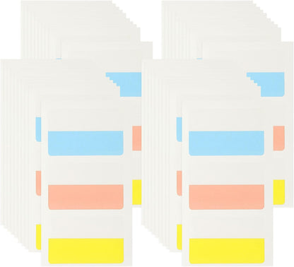 PATIKIL Clear Index Sticky Tabs, 120 Pcs Large Transparent Sticky Notes Bookmarks Planner Stickers Page Tabs for Office Notebooks File Folder Ledger Book, Gradient Green