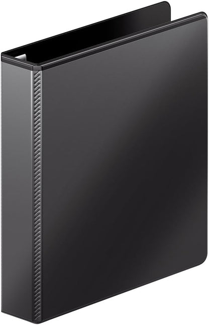 Wilson Jones 3 Ring Binder 4 Inch, Ultra Duty D-Ring View Binder with Extra Durable Hinge, Customizable, Black (W86641)