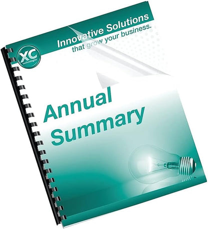 Fellowes Binding Presentation Covers, 8mil, Letter, 25 Pack, Clear (52043)