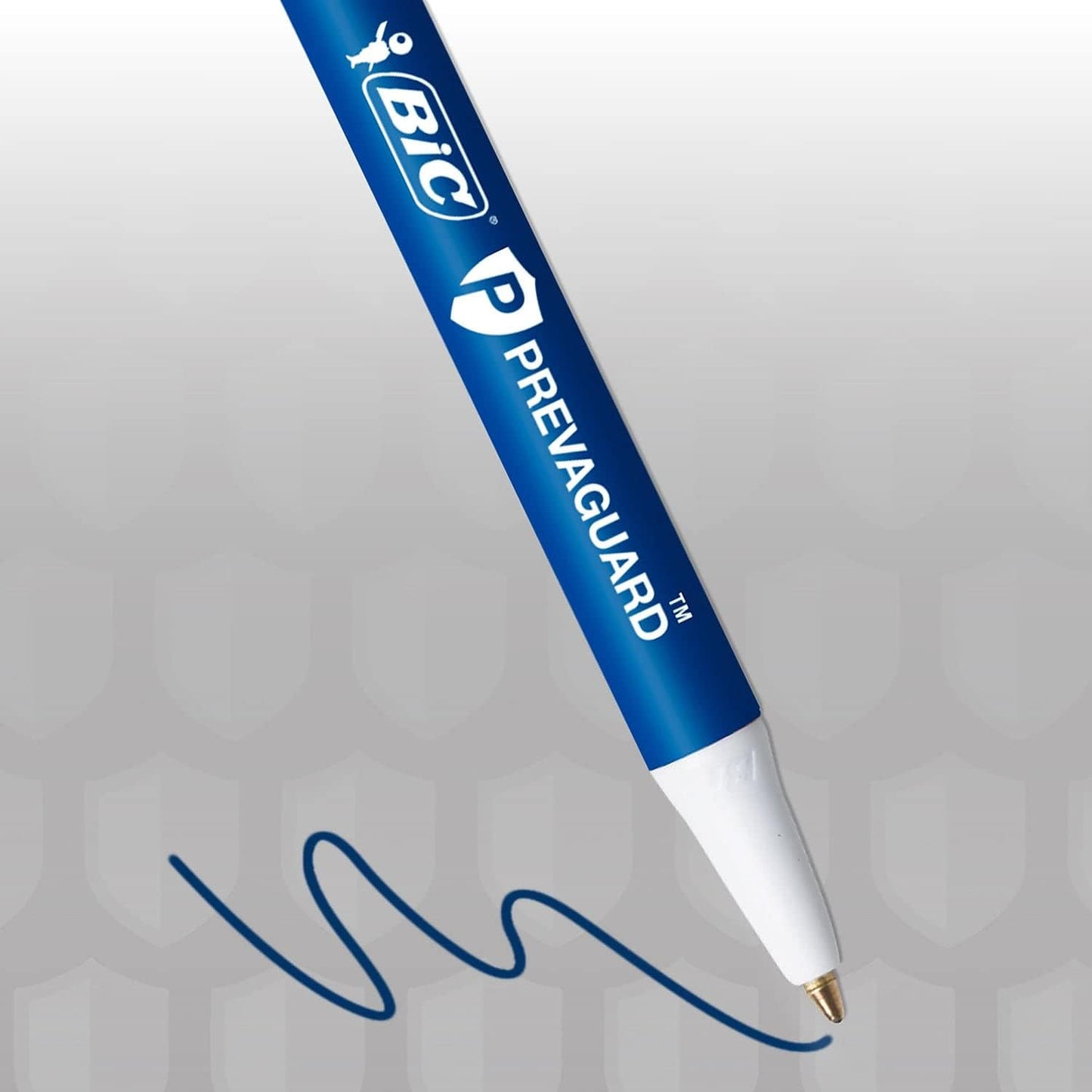 BIC PrevaGuard Clic Stic Ballpoint Pen, Black, 60-Count