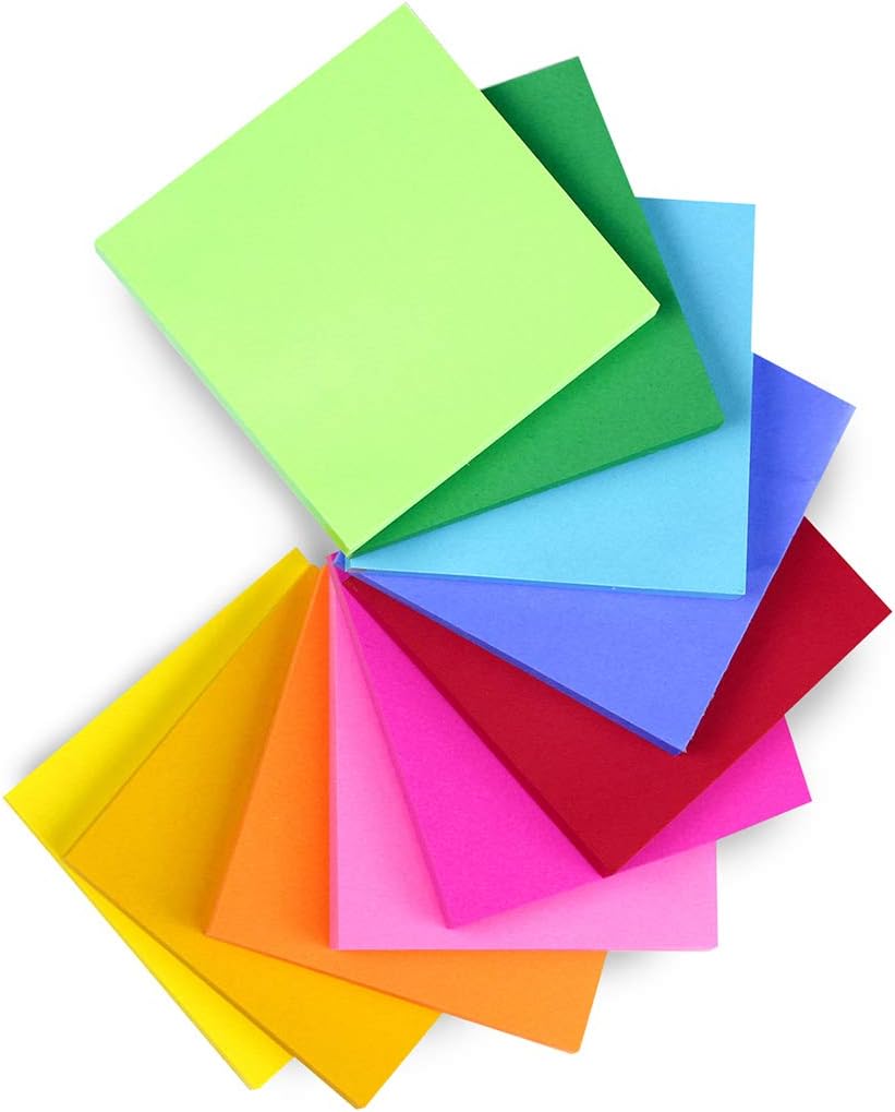 Hygloss Note Paper Cube - 3" Square Non-Sticky Memo Pad - 500 Sheets in White Color - Note Cubes - Perfect for Office & School Supplies - Not Sticky