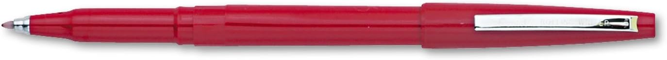 Pentel Rolling Writer Pen, 0.8 Millimeter Cushion Ball Tip, Black Ink, Box of 12 (R100-A)