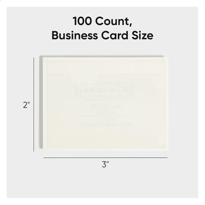 Smead Self-Adhesive Poly Pocket, Document, Clear Pockets, Storage Labels, 100 per Box, 103 Mm W x 76 Mm H, 68123