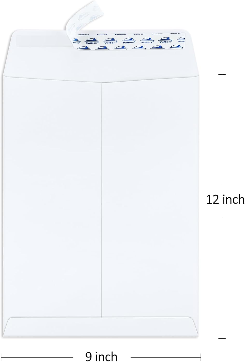 ValBox 6x9 Self Seal Security Catalog Envelopes 250 Count Small White Envelopes for Mailing, Storage and Organizing