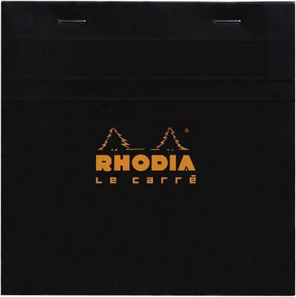 Rhodia Head Stapled Pad, No16 A5, Dot - Black