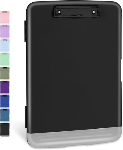 Sooez Clipboards with Storage, High Capacity Clip Boards 8.5x11 with Storage, Heavy Duty Nursing Clipboard Folder, Plastic Clipboard with Pen Holder for Women Teachers Work, School & Office Supplies