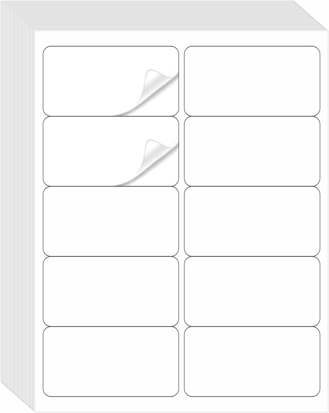 Address Labels, JIQEZNL Premium 1" x 2-5/8" Mailing Labels for Envelopes, 900 Address Label Sticker Paper for Laser/Ink Jet Printer, White Blank Printable Sticker Labels 30 Per Sheet 8.5"×11"