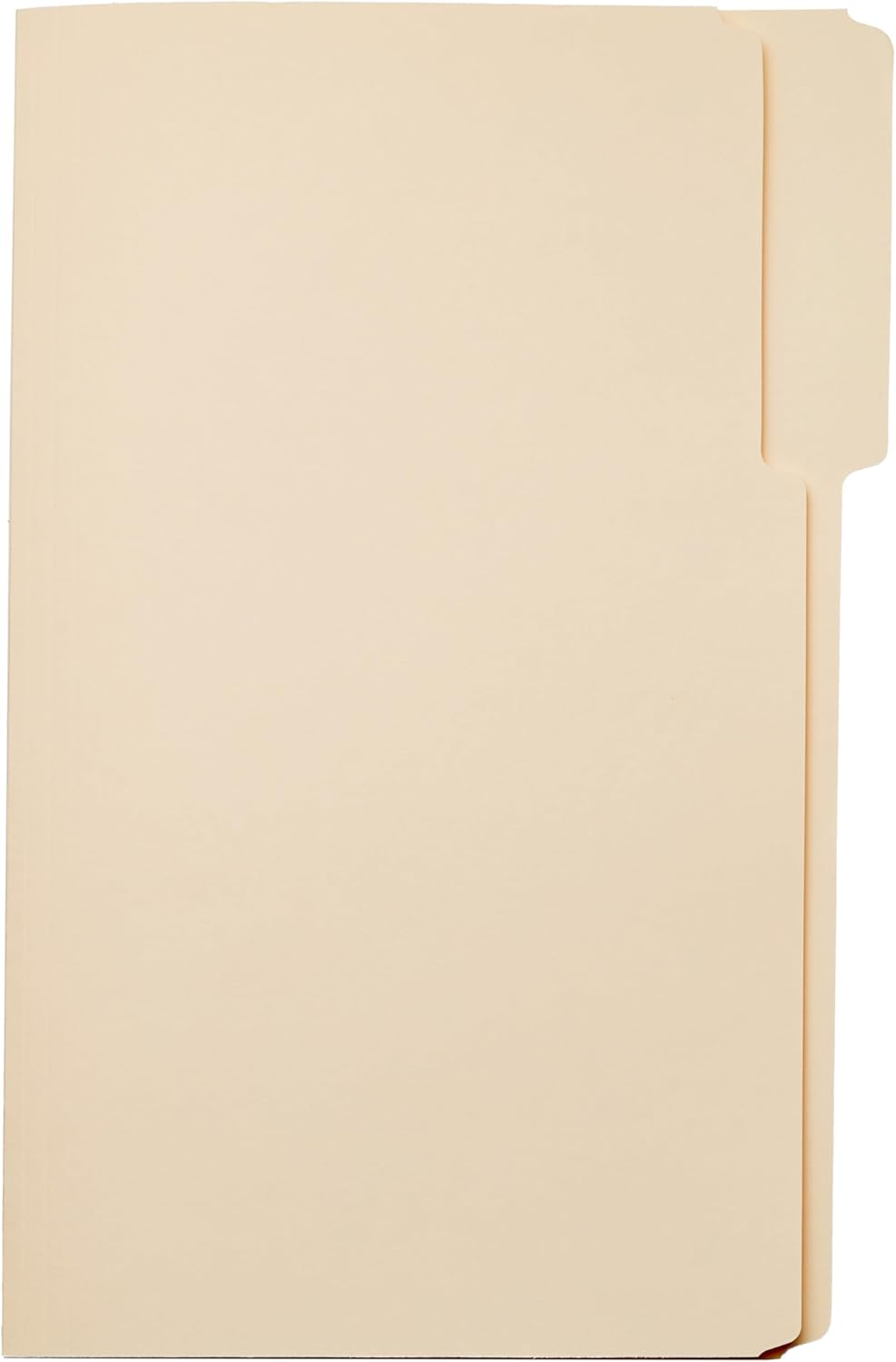 Amazon Basics Sturdy File Folders with Reinforced Tabs for Filing and Organization, 1/3-Cut Tab, Assorted Positions, Letter Size, 8.5x11 inches, Manila, 100-Pack