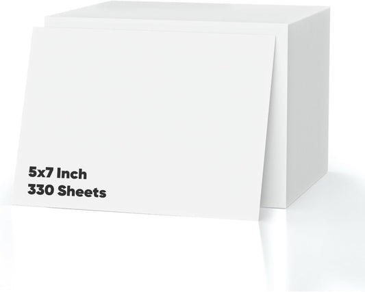 200 Sheets of Cardstock 8.5 x 11, Heavyweight Cover Cream Cardstock Printer Paper 8.5 x 11, 190 gsm Ivory Card Stock Paper for Wedding Invitations, Elegant Stationery, Scrapbooking & DIY Crafts