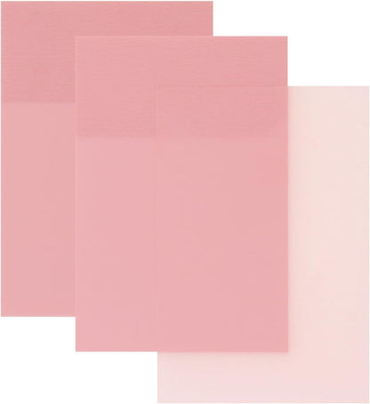 ONLYKXY 2 Pack Rectangle Transparent Sticky Notes 2.95x1.96inch Waterproof Index Sticker Self-Stick Book Tabs 100 Sheets PET Markers Sticky Notes Pad (Dark Blue)