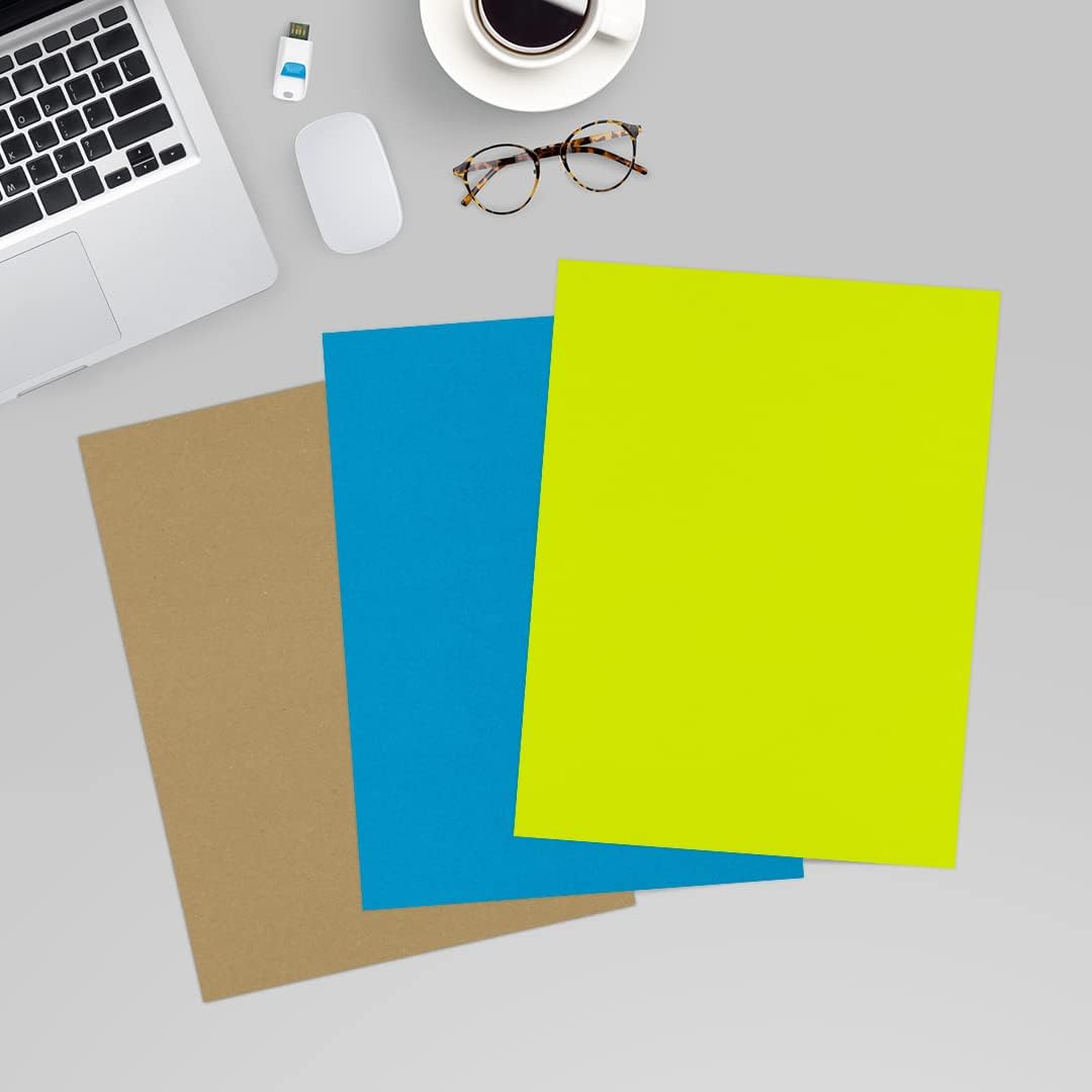 LUXPaper 8.5" x 11" Paper | Letter Size | Pastel Canary Yellow | 60lb. Text | 50 Qty