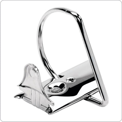 Cardinal Performer 3-Ring Binders, 2", Non-Locking Slant-D Rings, 540-Sheet Capacity, ClearVue Presentation, Non-stick, PVC-Free, Black, 4-Pack (27501)