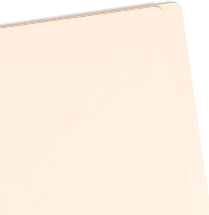 Smead Pressboard End Tab Classification File Folder, 2 Dividers, 2" Expansion, Legal Size, Manila, 10 per Box (29835)