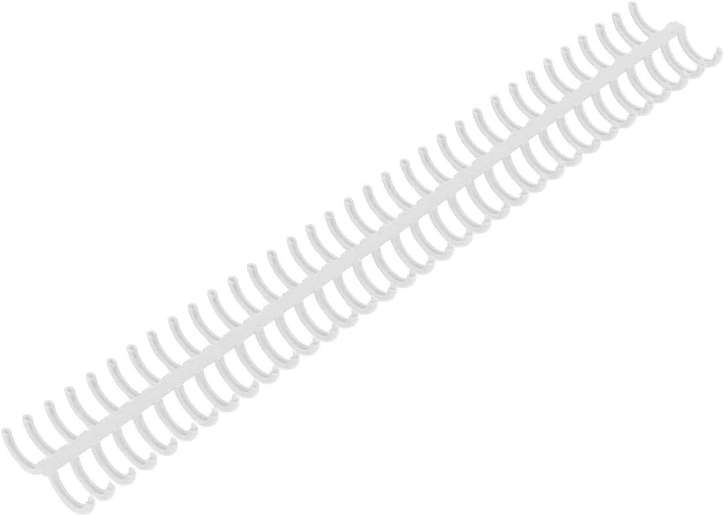 10 Pcs 15mm/0.59 in Binding Coils 32 Loop Spine for Books, Plastic Binding Rings for Manual Binding Machine, Wire Coils for Report Covers, Documents, Presentations, DIY Projects(Black)