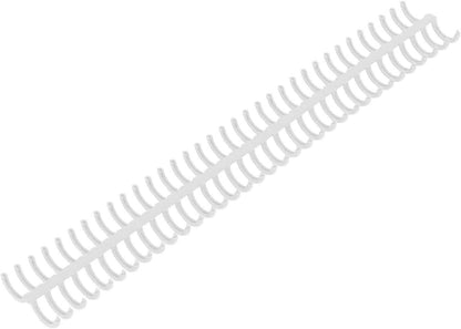 10 Pcs 15mm/0.59 in Binding Coils 32 Loop Spine for Books, Plastic Binding Rings for Manual Binding Machine, Wire Coils for Report Covers, Documents, Presentations, DIY Projects(Black)