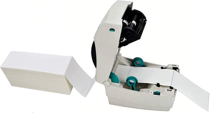 9527 Product Fanfold 4 x 6 Direct Thermal Labels White Perforated Shipping Labels, 500pcs per Stack,1 Stack