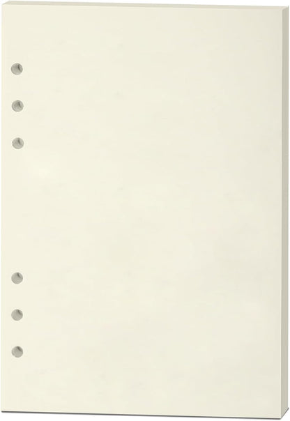 A5 Grid Filler Paper, 6-Hole Punched, 100GSM Graph Rule Paper/Quad Rule Filler Paper/Planner Inserts for Planners, Painting, and Bullet Journals,80 Sheets/160 Pages