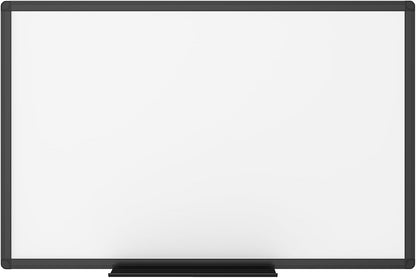 VIZ-PRO Magnetic Dry Erase White Board, 36 X 24 Inches, Black Aluminium Frame