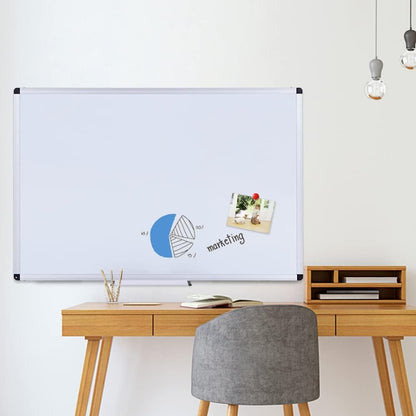 VIZ-PRO Magnetic Whiteboard/Dry Erase Board, 18 X 12 Inches, Includes 1 Eraser & 2 Markers & 4 Magnets