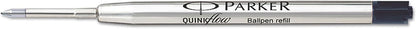 Parker QuinkFlow Refill for Ballpoint Pens, Fine Point, Black ink, 1 unit per pack (3031531)