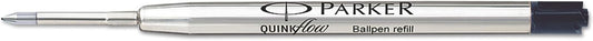 Parker QuinkFlow Refill for Ballpoint Pens, Fine Point, Black ink, 1 unit per pack (3031531)