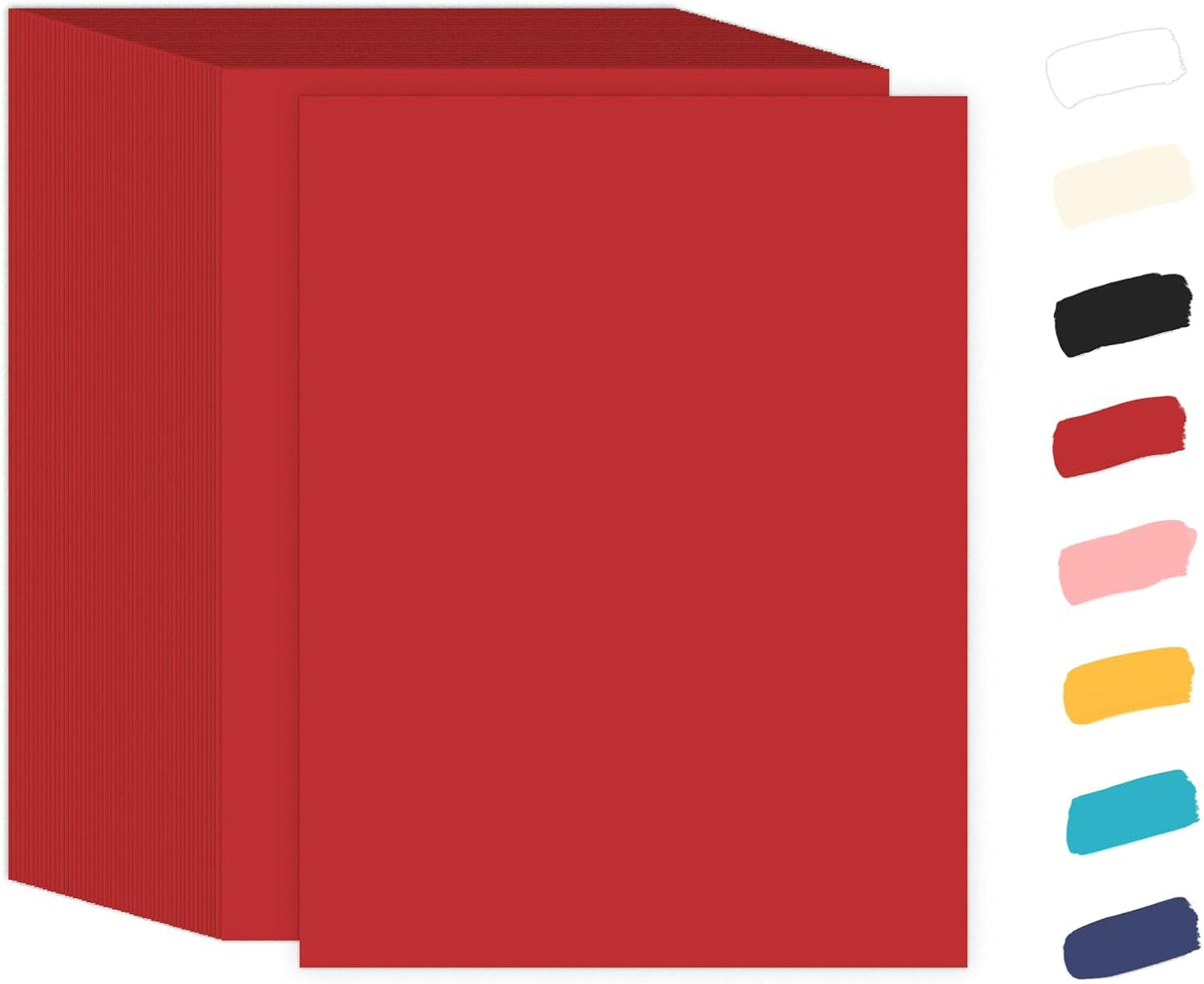 100 Sheets Cream Cardstock 8.5 x 11 Off White Card Stock,Goefun 65lb Ivory Paper Printer Paper for Cards Making, Office Printing, Wedding