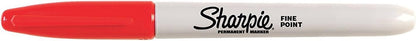 Sharpie Permanent Markers, Fine Point, Black, 12 Count