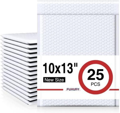 Fuxury Black Bubble Mailers 4x8" 200 Pack Waterproof Padded Envelopes Self Seal Bubble Envelopes Usable Size 4x7" Padded Mailers for Small Business Shipping Envelope Mailers