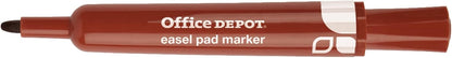 Office Depot(R) Easel Pad Markers, 100% Recycled, Assorted, Pack Of 8, FC102607