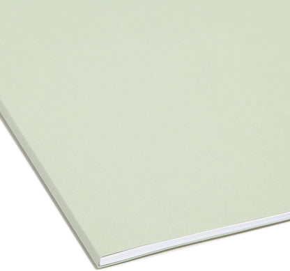 Smead FasTab Hanging File Folder, Straight-Cut Built-in Tab, Letter Size, White, 20 per Box, (64102)