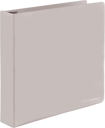 3 Inch Binder 3 Ring Binders Green, Slant D-Ring 3” Clear View Cover with 2 Inside Pockets, Heavy Duty Colored School Supplies Office and Home Binders – By Enday