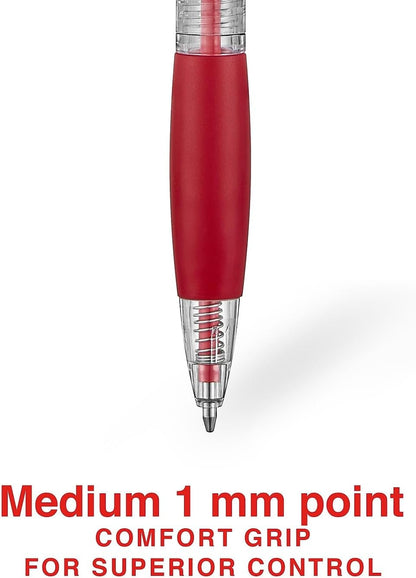 STAPLES Retractable Ballpoint Pens, Medium Point 1.0mm, Black Ink, 12 Pack – Comfortable, Smooth‑Writing Pens for Everyday Office Use