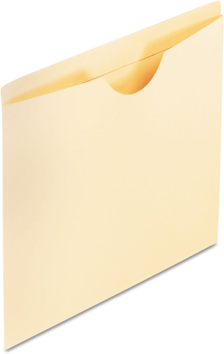 Pendaflex 23100 Pendaflex Double-Ply Tabbed File Jacket w/1" Expansion, Lgl, Manila, 50/Bx
