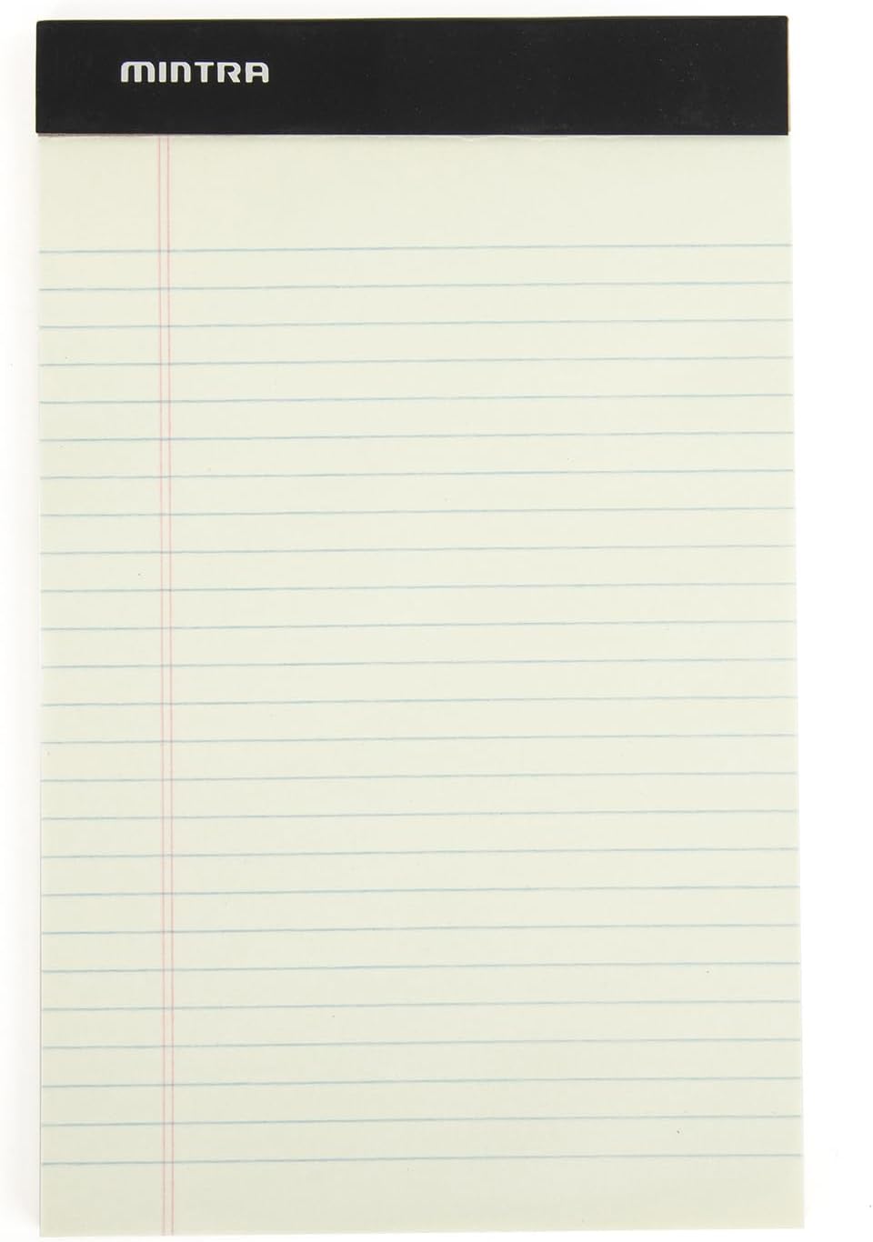 Mintra Office Colorful Legal Pads - Includes 2 Blue, 2 Pink, and, 2 Green Writing Pads, Micro Perforated Lined Sheets, Ideal for Professional & Personal Use, 5"x8" Narrow Ruled, 6 pack Basic Pastel