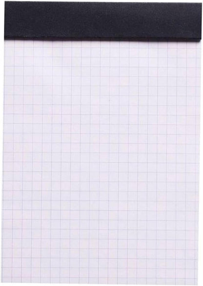 Rhodia 80 Sheet Graph Notepads, 4 by 6", Black