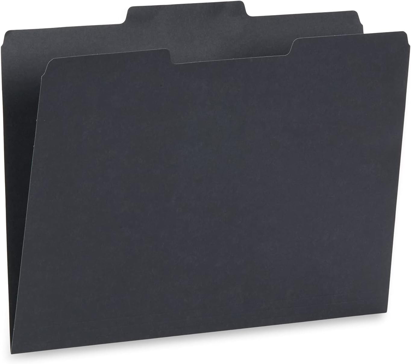 File Folder, 1/3 Cut Tab, Letter Size, Yellow, Great for Organizing and Easy File Storage, 100 Per Box