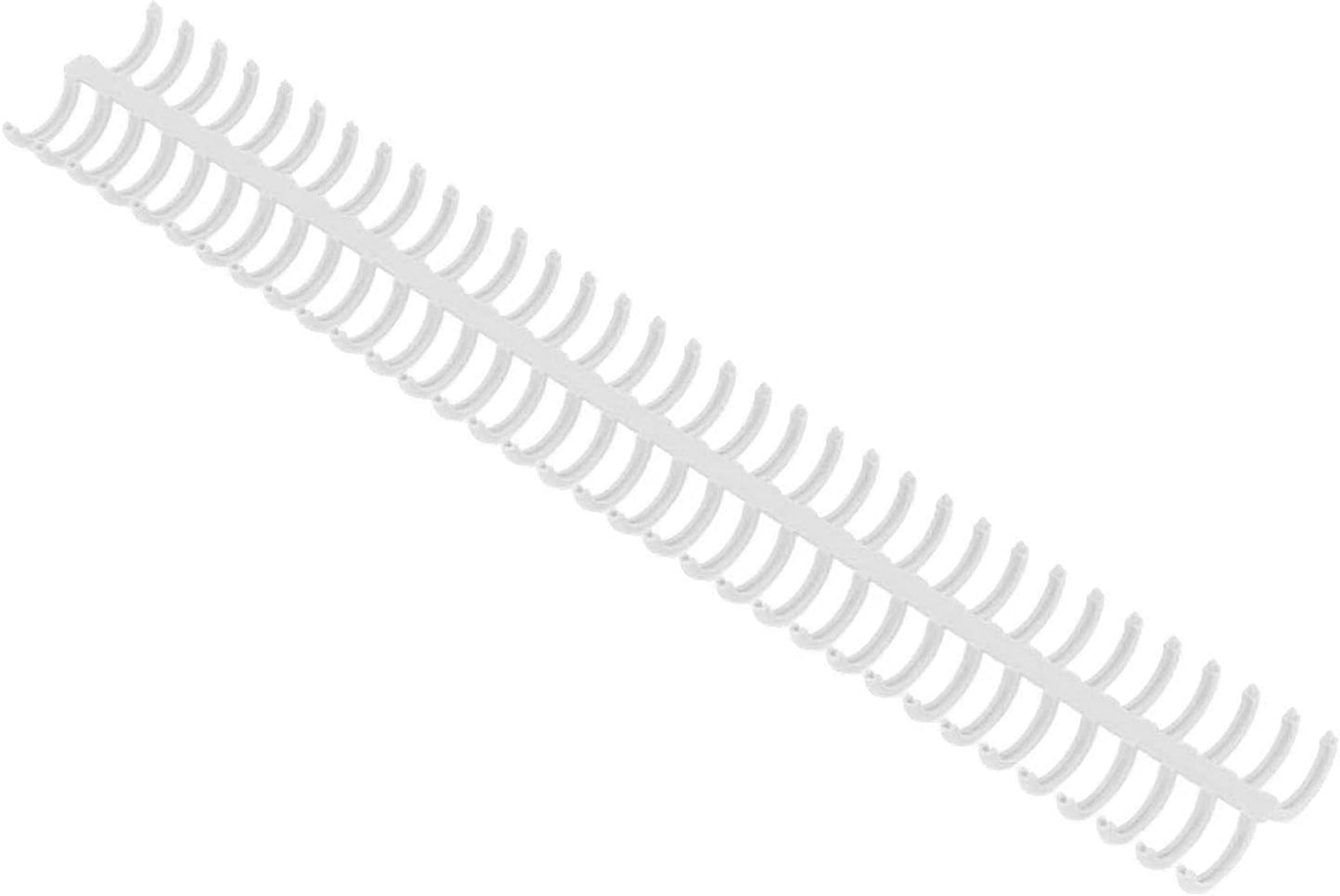 10 Pcs 15mm/0.59 in Binding Coils 32 Loop Spine for Books, Plastic Binding Rings for Manual Binding Machine, Wire Coils for Report Covers, Documents, Presentations, DIY Projects(Black)