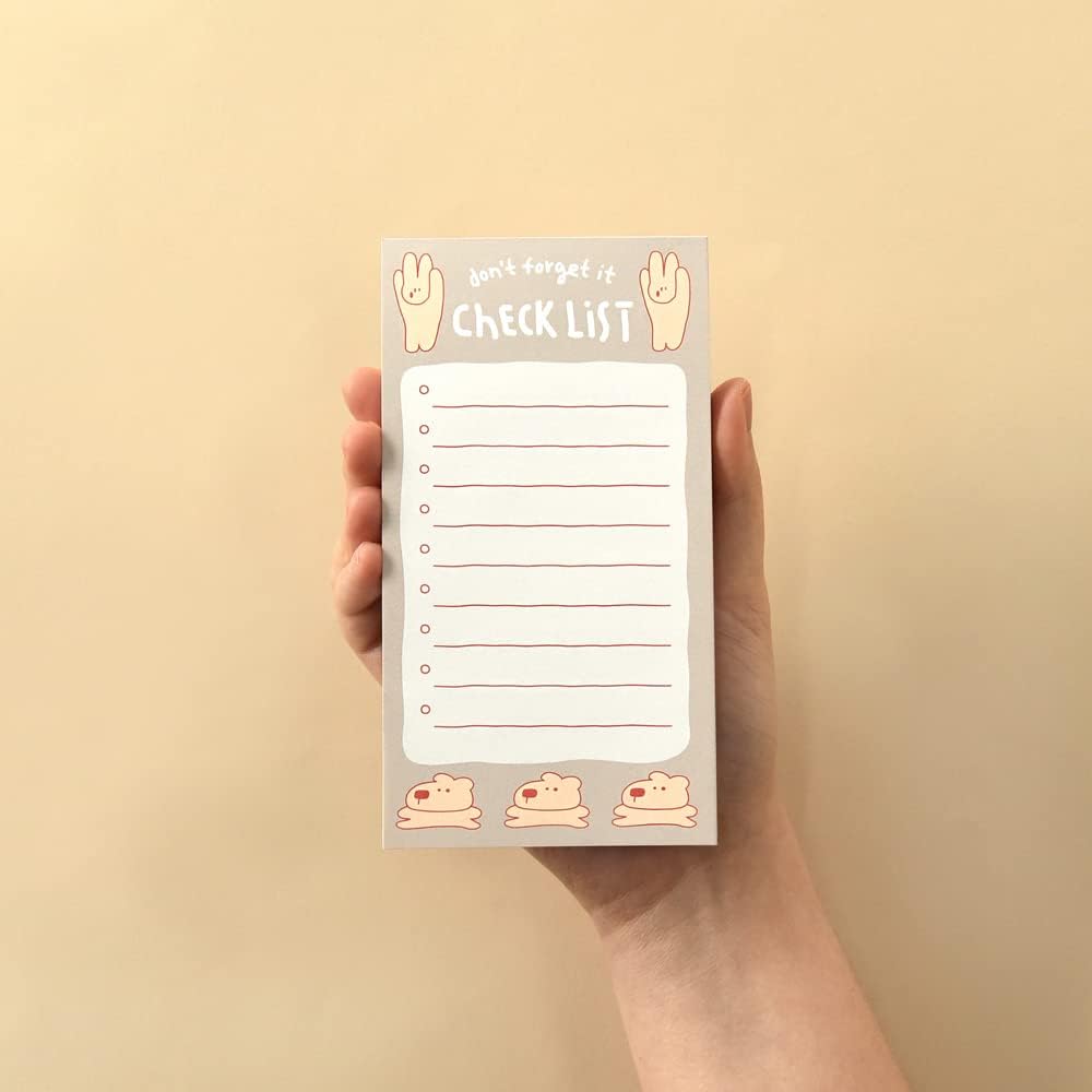Monolike Memopad Memories design B SET - 4 Packs, 4 Different Designs, 100 Sheets Per Pad, Total 400 Sheets, Note pads, Writing pads, 3.15 x 4.17 Inches