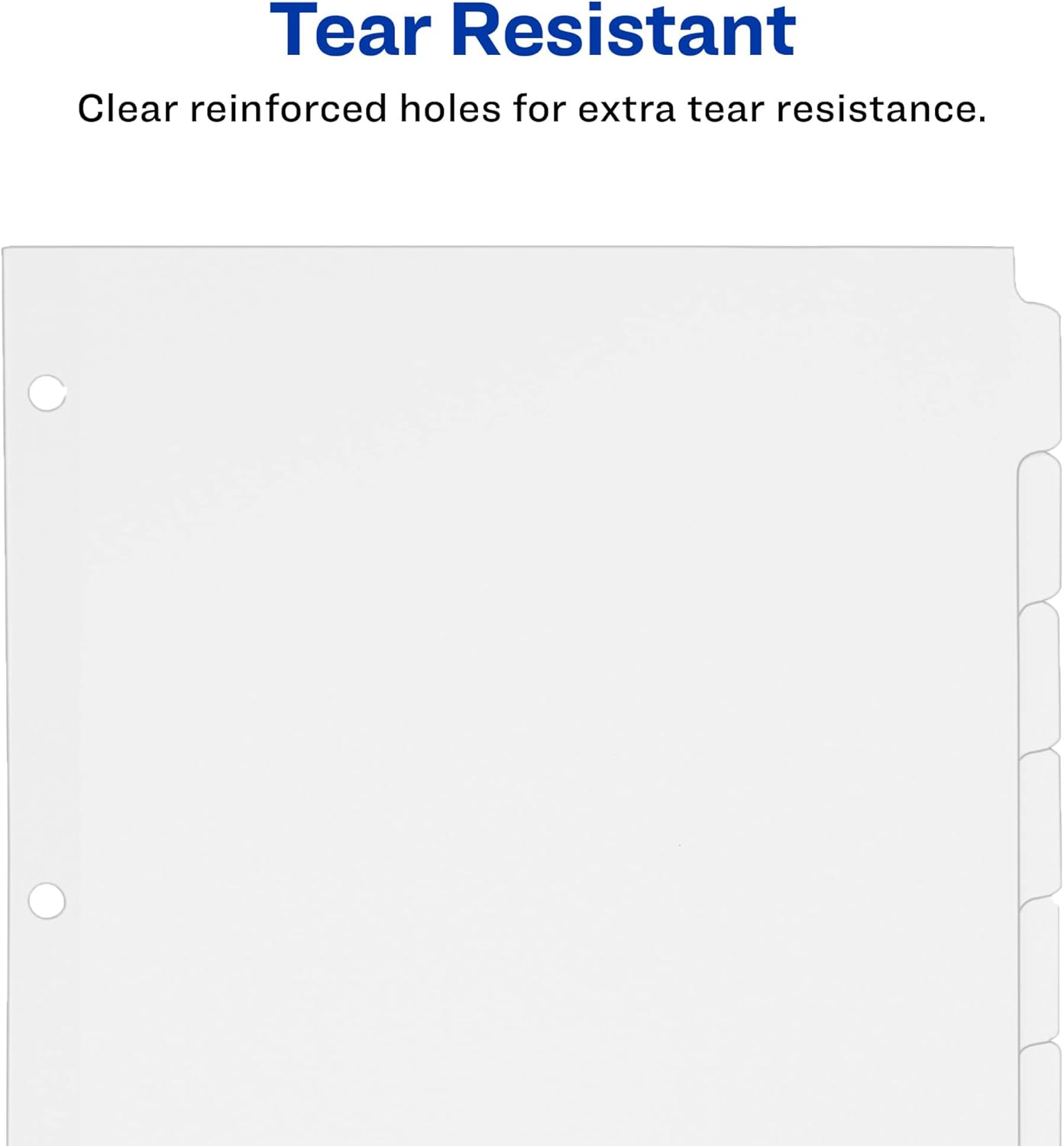 Avery 8-Tab Binder Dividers, Write-On Plain Tabs, 24 Sets (11507)