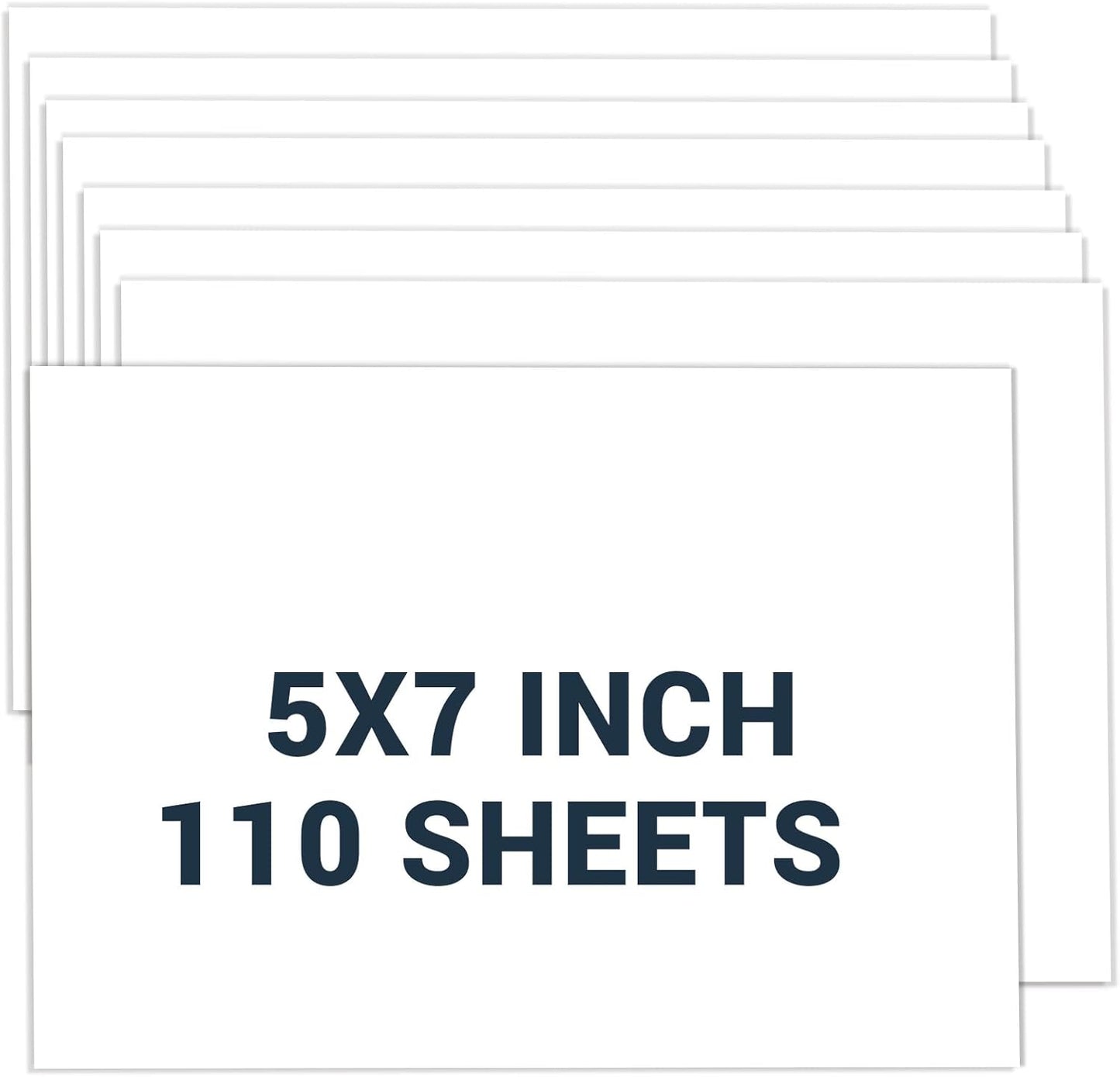 Cardstock 8.5 x 11, Thick Printer Paper 75 lb/200 gsm, 40 Sheets Card Stock White, Heavy Card stock, White CardStock Paper for Invitations, Diy Cards, Business Cards, Menus, Crafts, Drawing etc