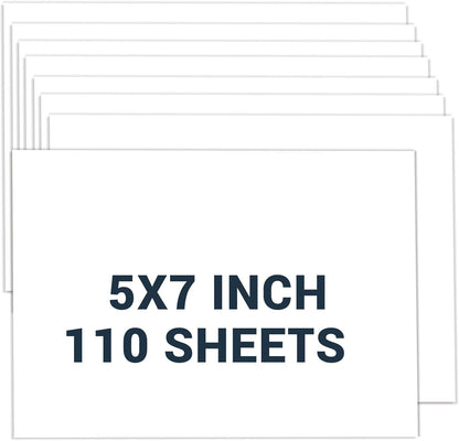 Cardstock 8.5 x 11, Thick Printer Paper 75 lb/200 gsm, 40 Sheets Card Stock White, Heavy Card stock, White CardStock Paper for Invitations, Diy Cards, Business Cards, Menus, Crafts, Drawing etc
