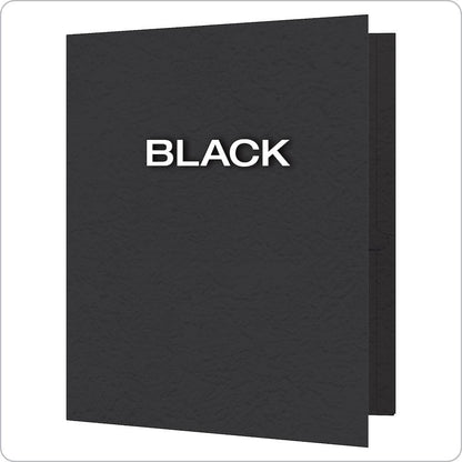 Oxford Two-Pocket Folders w/Fasteners, Red, Letter Size, 25 per Box (57711)
