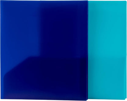 Smead 10-Pocket Organizer, Letter Size, 2 per Pack, 1 Each of Dark Blue and Teal (89204)
